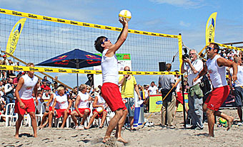 beachfotboll, beach volley